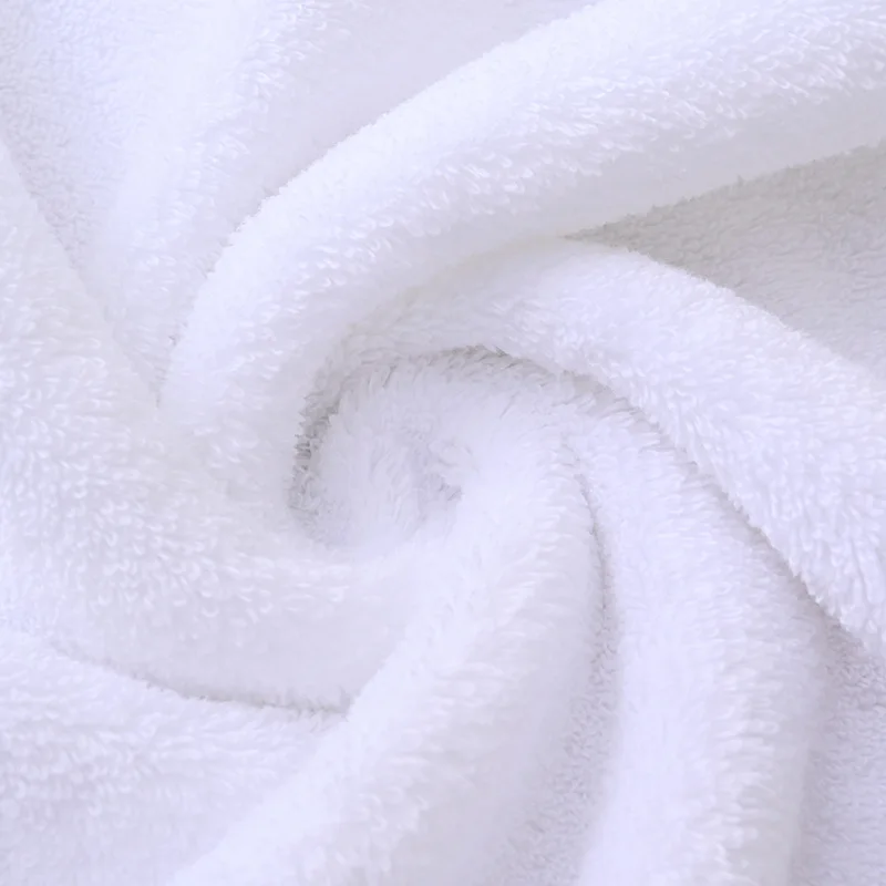 Luxury towels 100% cotton hand/face/washcloth white hotel custom cotton bath towel