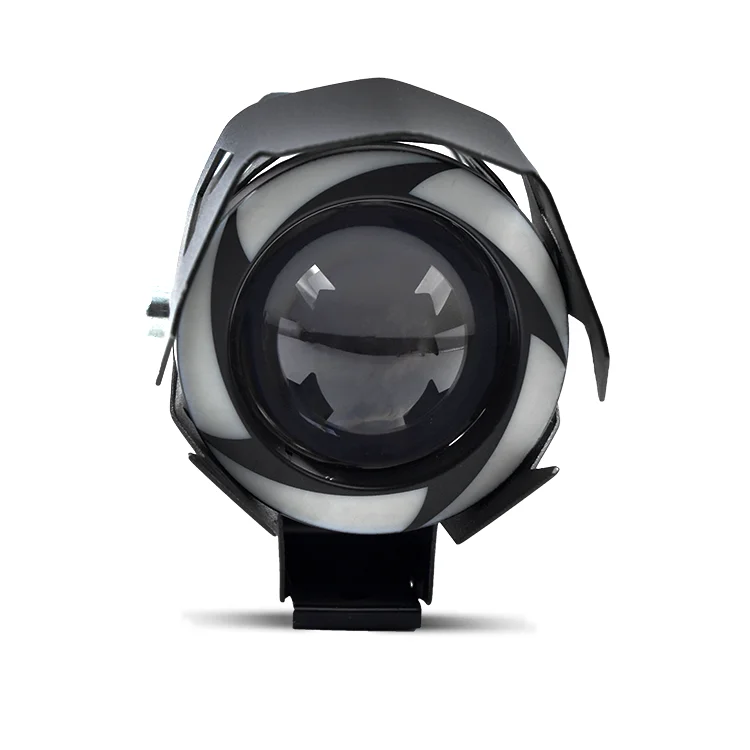 Direct wholesale led headlights for electric vehicles motorcycle modified U8 colorful wolverine waterproof spotlights headlights