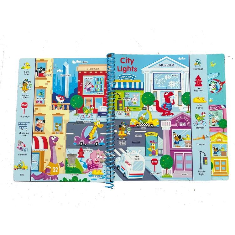 Fabric Magical Tracing 3d Stickers Recording Children Book Printing For Toddlers