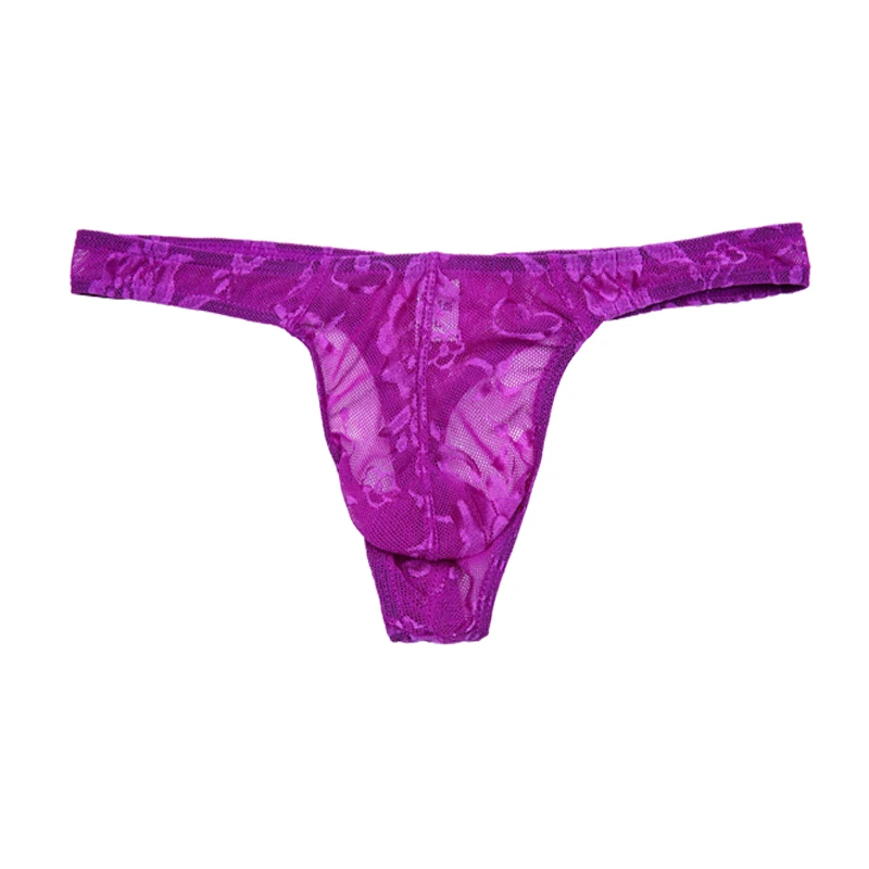 Мужские с низкой талией и кружевными треугольниками для детей, яркое Мужское нижнее белье с сексуальное нижнее белье Трусы-стринги для геев