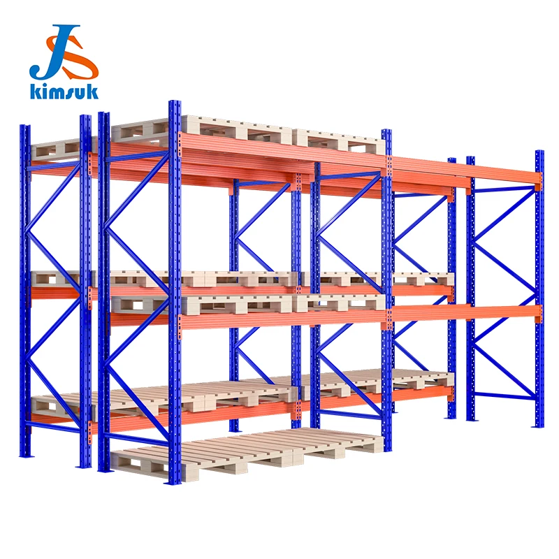 Industrial Metal Storage Rack Heavy Duty Storage Steel Pallet Rack Warehouse Racking System Selective Pallet Racking rak