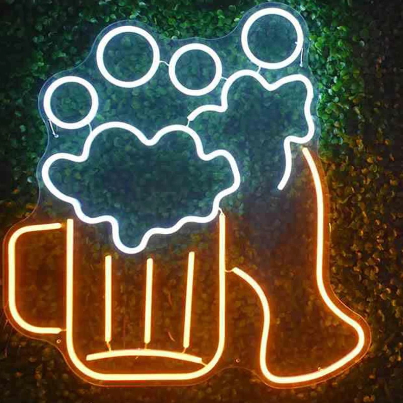 Manufacturer Custom Outdoor Store Acrylic Neon Light Sign Neon Sign Letters Led  Neon