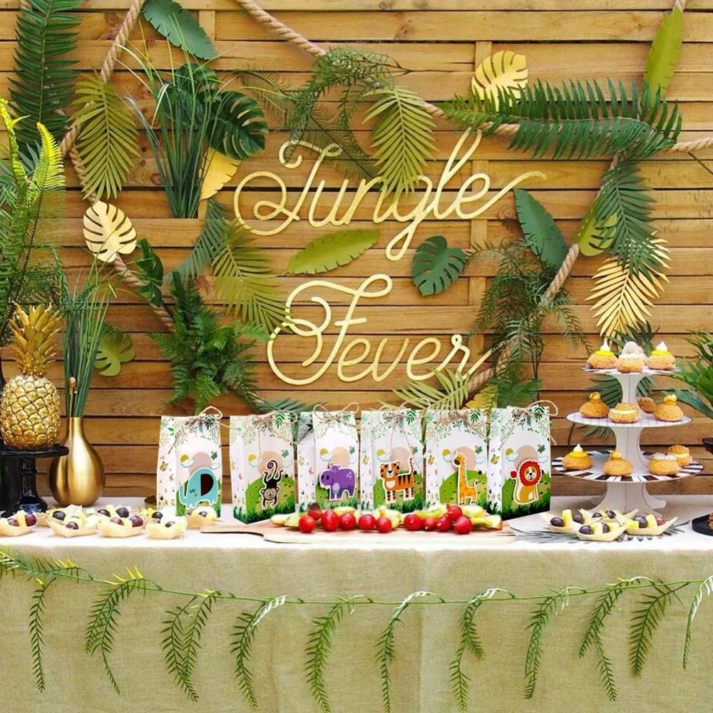 OurWarm High Quality Accessory In Kids Birthday Baby Shower Party Supplies Favor Cartoon Theme Box Gift Box