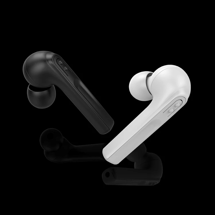 Slim single side V4.2 multipoint deep stereo bass wireless in-ear earphone earbuds BT headsets for sports