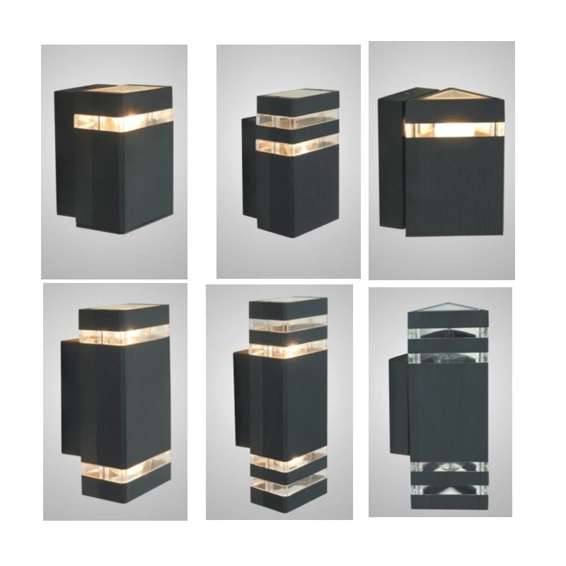 Modern Waterproof Exterior Vintage E27 Outdoor Wall Light Up And Down Led Wall Light Fixture