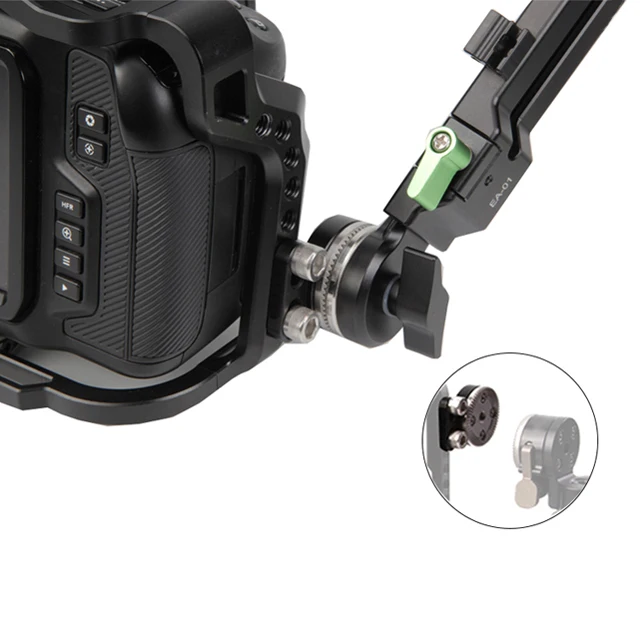 side rosette mounting adapter with central M6 threads