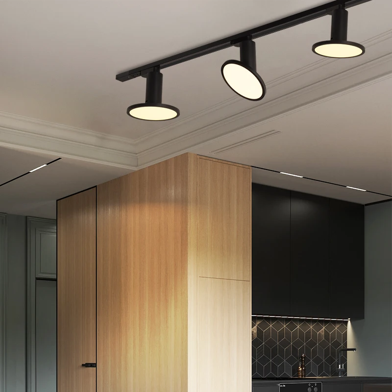 Indoor Decoration Aluminum Track Lamp Adjustable Beam Angle Shop LED Track Lamp