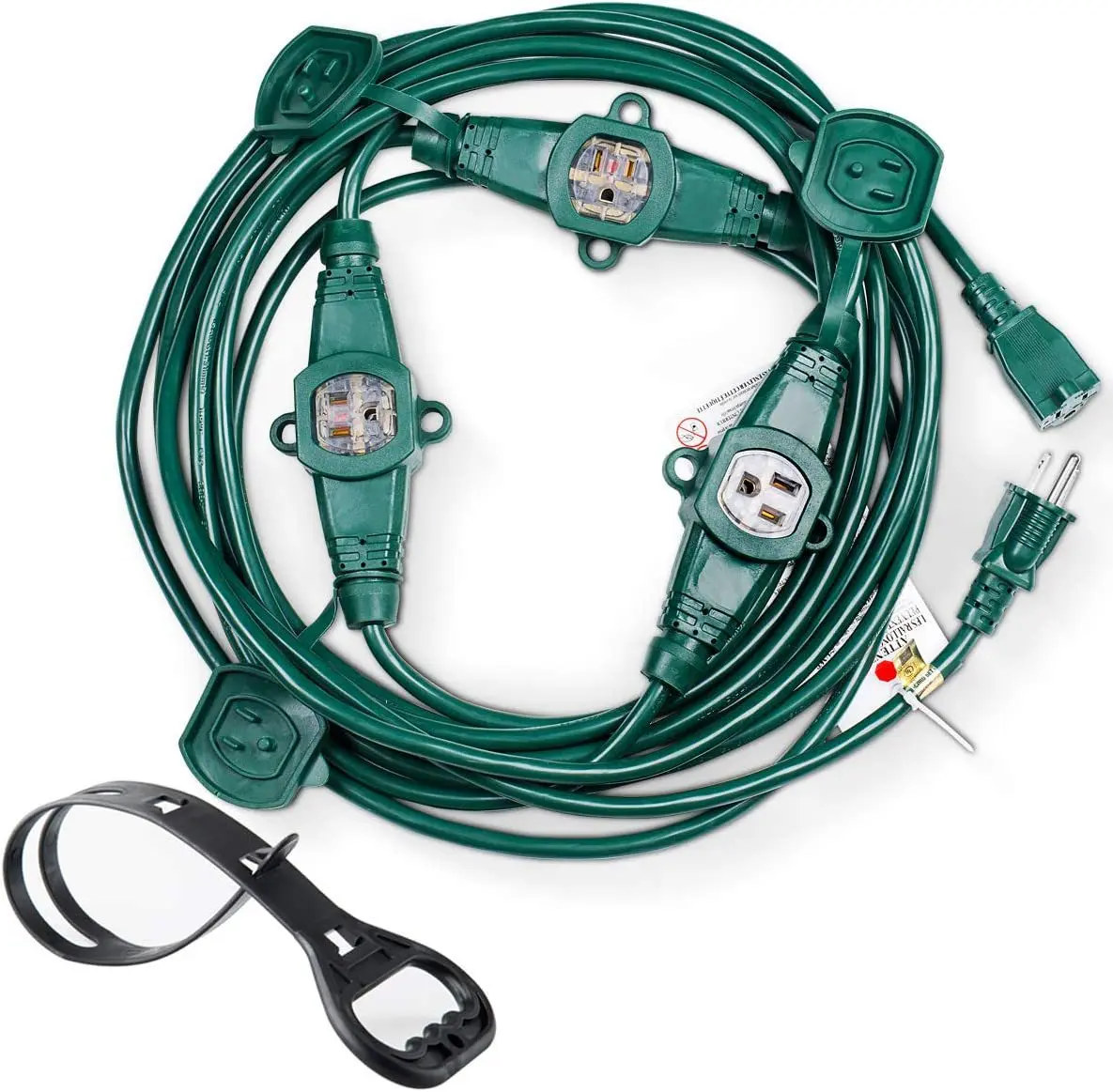 Американский стандарт Европейский стандарт Шнур питания Электрический наружный сверхмощный 220 В многозаточный удлинитель