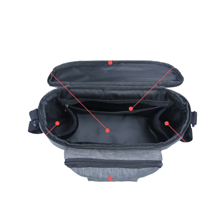 Diaper Bag with Shoulder Strap Baby Stroller Organizer  Bottle Holder and Storage Pocket