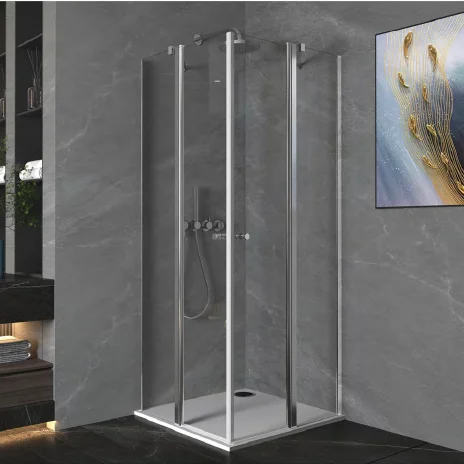 PARTNER Modern design bathroom shower enclosure 6/8mm glass doors sliding tempered glass shower cabin walk in bath enclosure