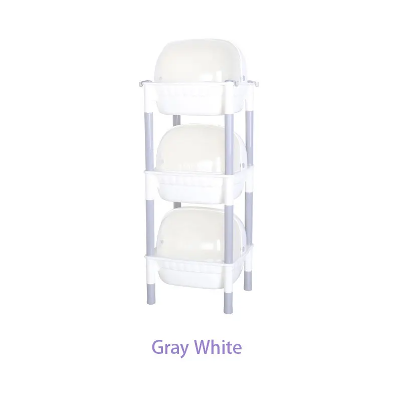 Storage rack multi-layer kitchen bathroom multi-functional baby bottle plastic sealed dustproof storage organizing rack