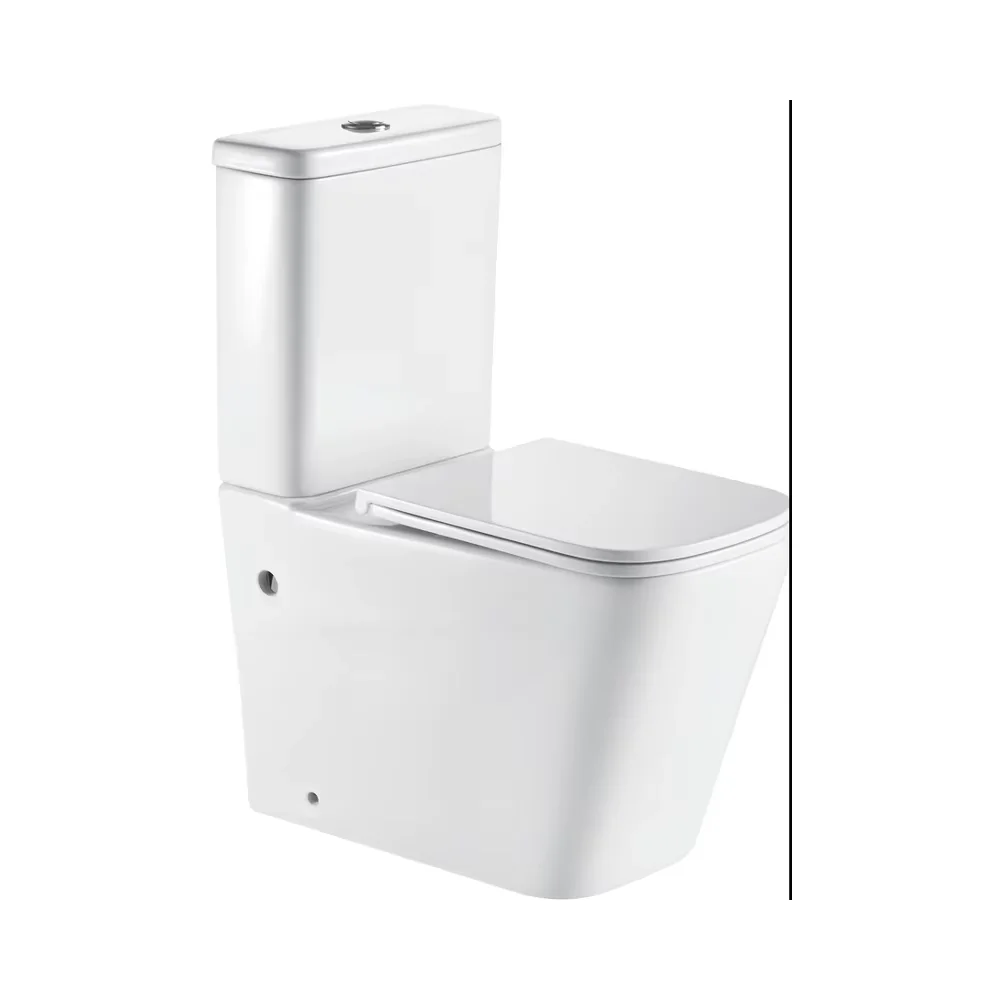 Современный двухконтурный туалет с двойным смылом унитаз из двух частей Европейский Сертифицированный керамический комод для ванной комнаты
