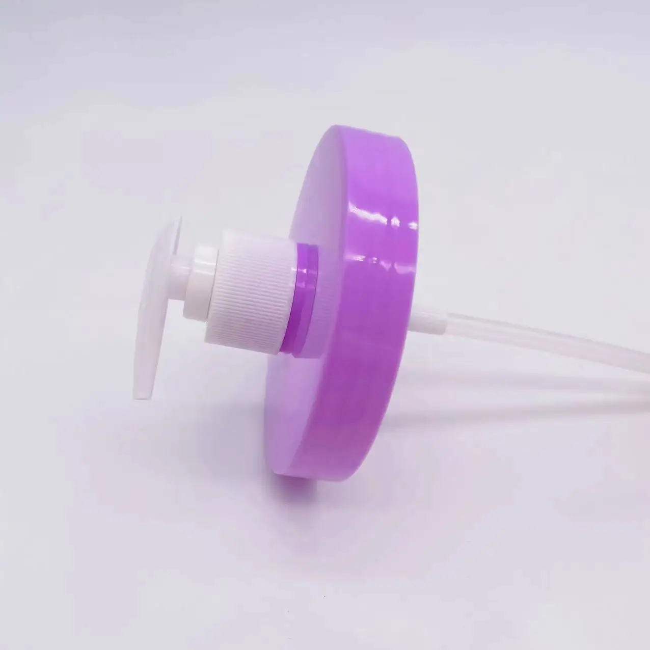 plastic packaging big mouth body lotion jar with pump 89mm neck size white lotion dispenser pump