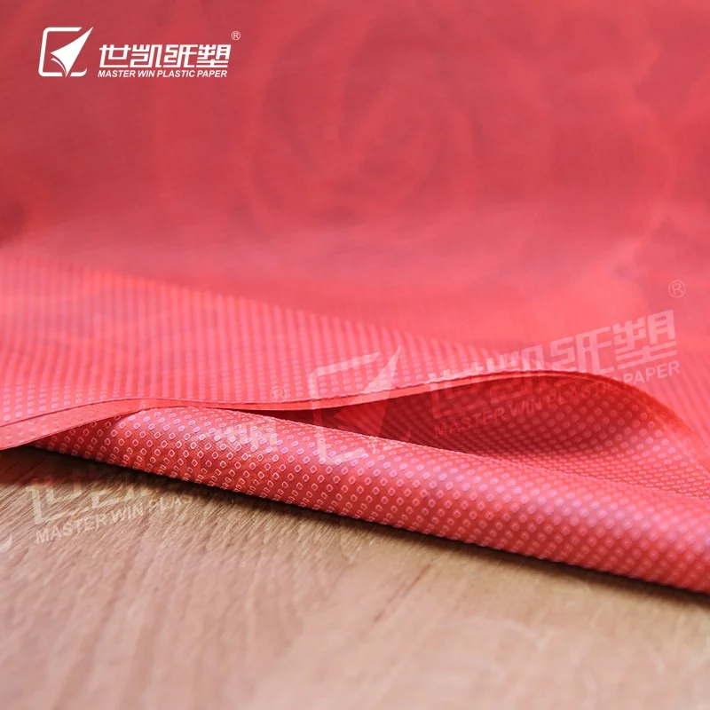 Waterproof Wedding Christmas Camping Party Custom Disposable PPC Red Plastic Rectangle Cover Tablecloth