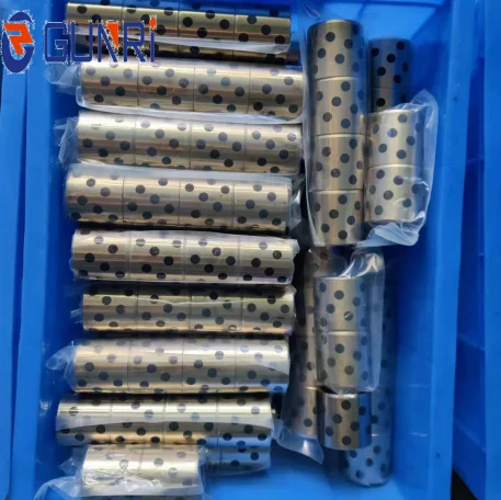 oil-free lubrication split bushing sleeve Brass guide bushs graphite copper bronze bushings