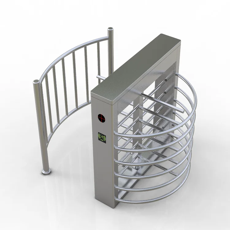 304 sus access control system automatic turnstile rfid security gate full height doors HT03