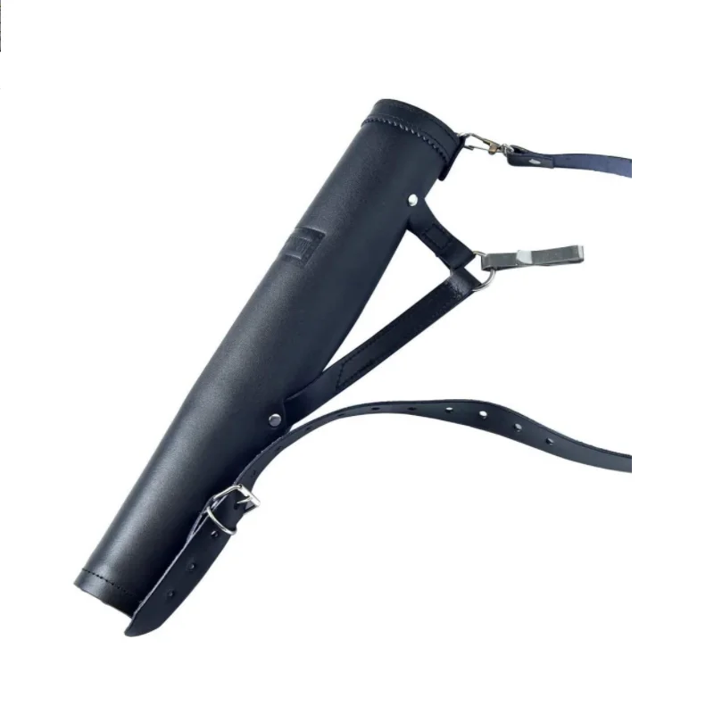 Multifunctional Leather Arrow Holder Waist Belt Quiver Bag Portable Back Arrow Quiver For Outdoor Hunting Archery Sports