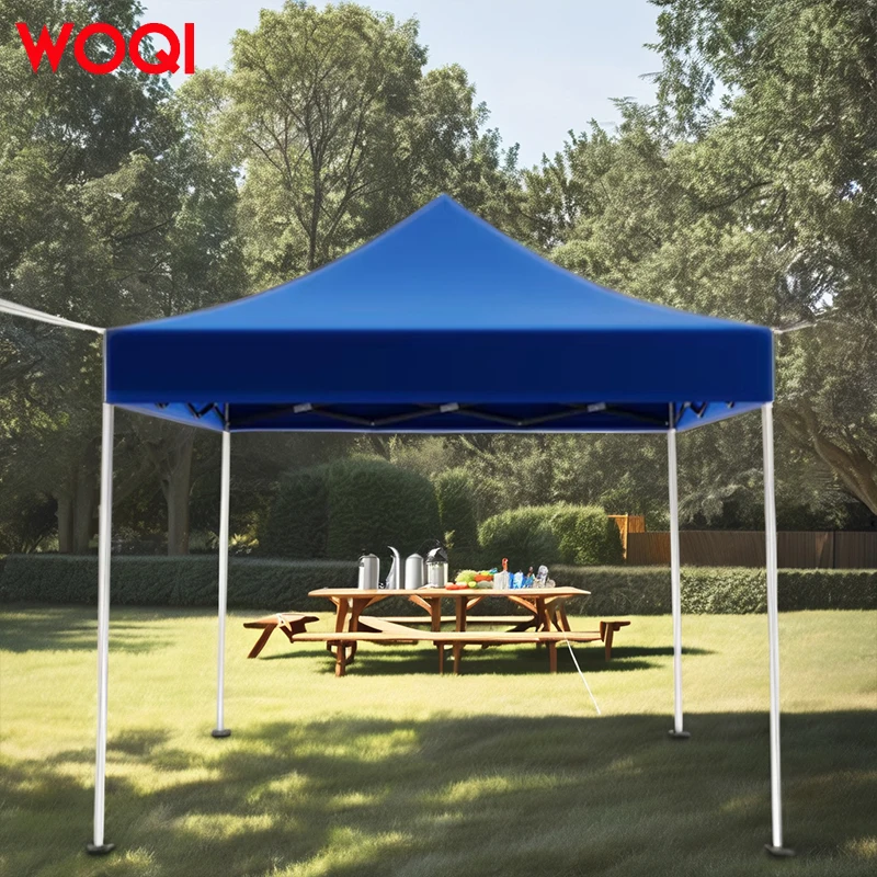 WOQI Custom Promotional Folding Event Awning Display Square Water Resistant CanopiesLogo Marquee Gazebo