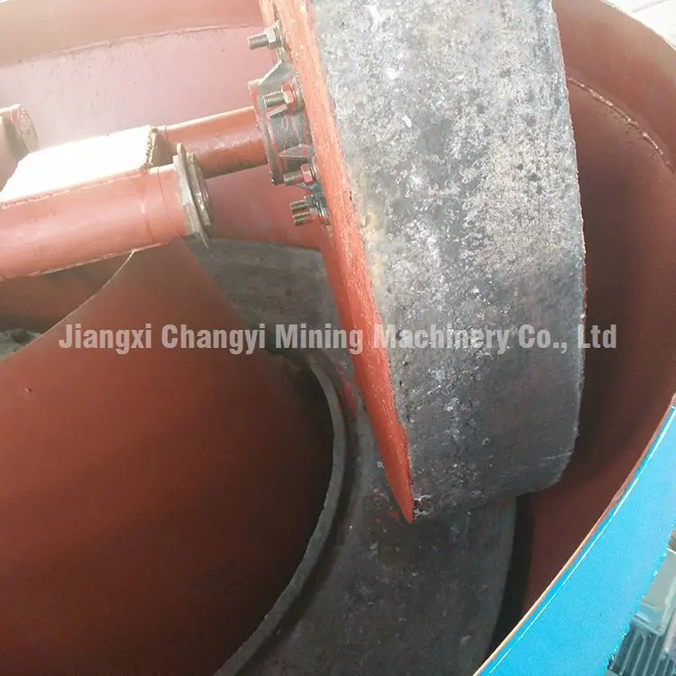 Роликовая шлифовальная горная машина для мокрой кастрюли Золотая мельница распродажа горного золотоперерабатывающего завода