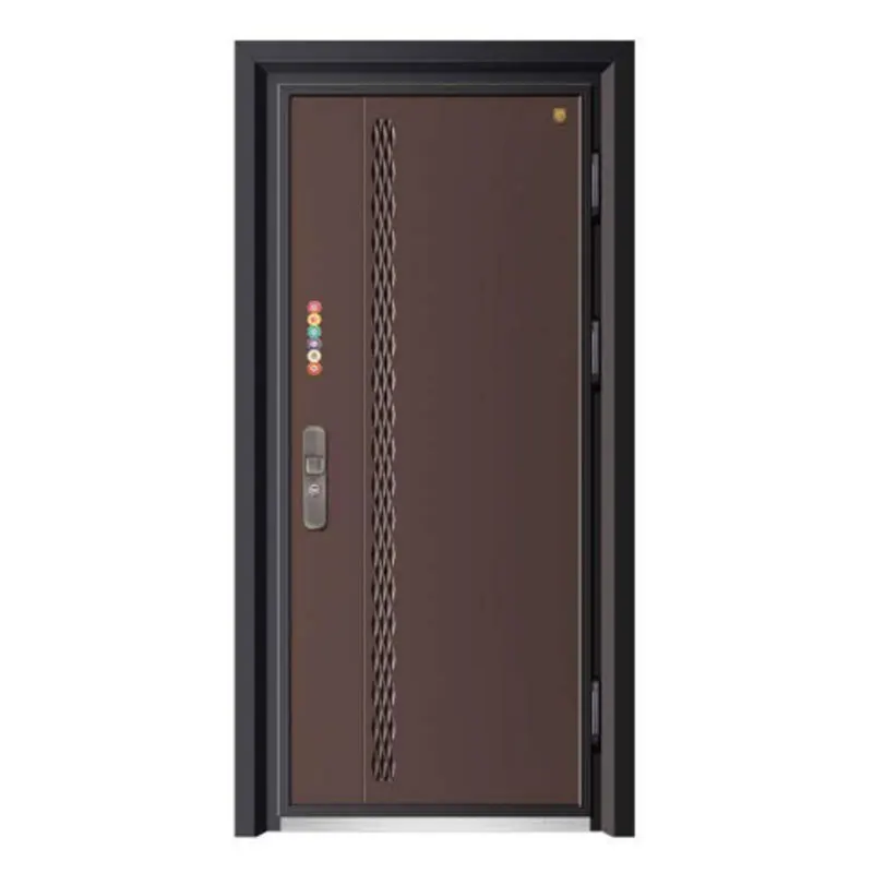 Simplicity Exterior Antithieft Security Steel Metal Entrances Door Armored Front Entry Security Doors