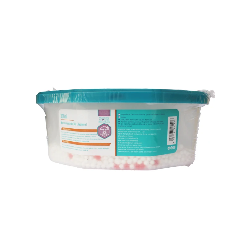 Factory price 300ML Household  Products  Disposable Interior Dehumidifier Box Home Use Moisture Absorber with scents