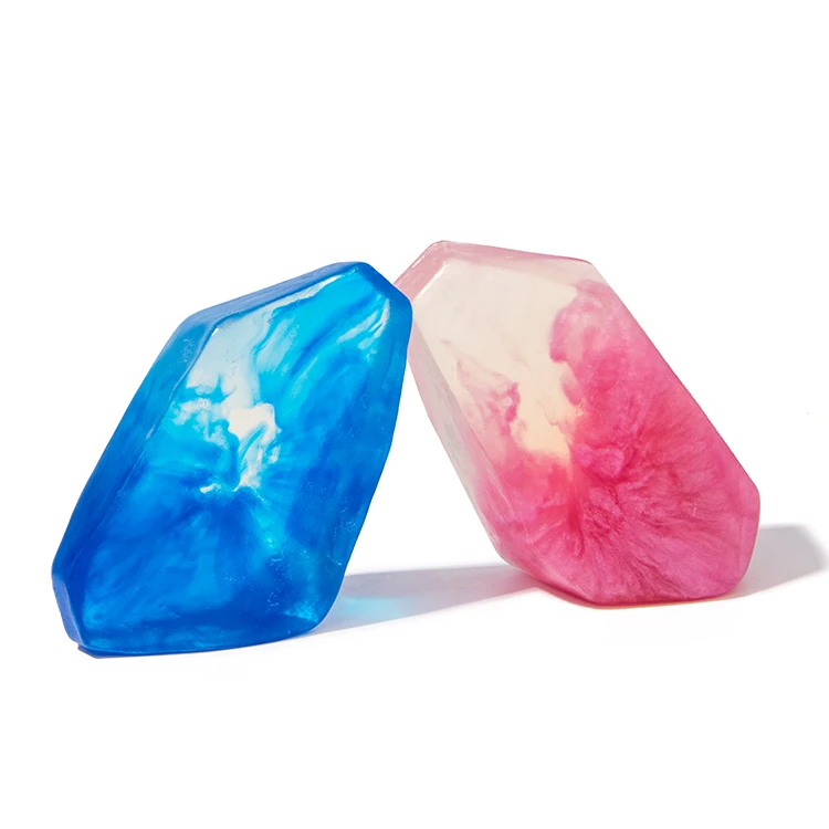 Cheap Factory Price Natural Organic Glycerin Soap Vegan Cbd Handmade Crystal Shaped Bar Soaps
