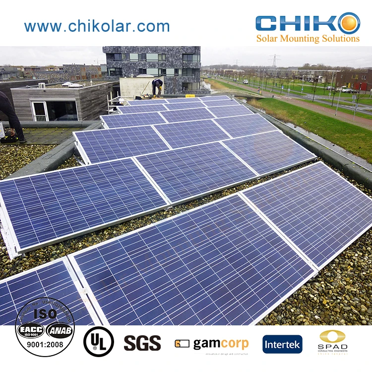 CHIKO ballast console solar mounting system with intertek certificate for flat roof: Ballast I