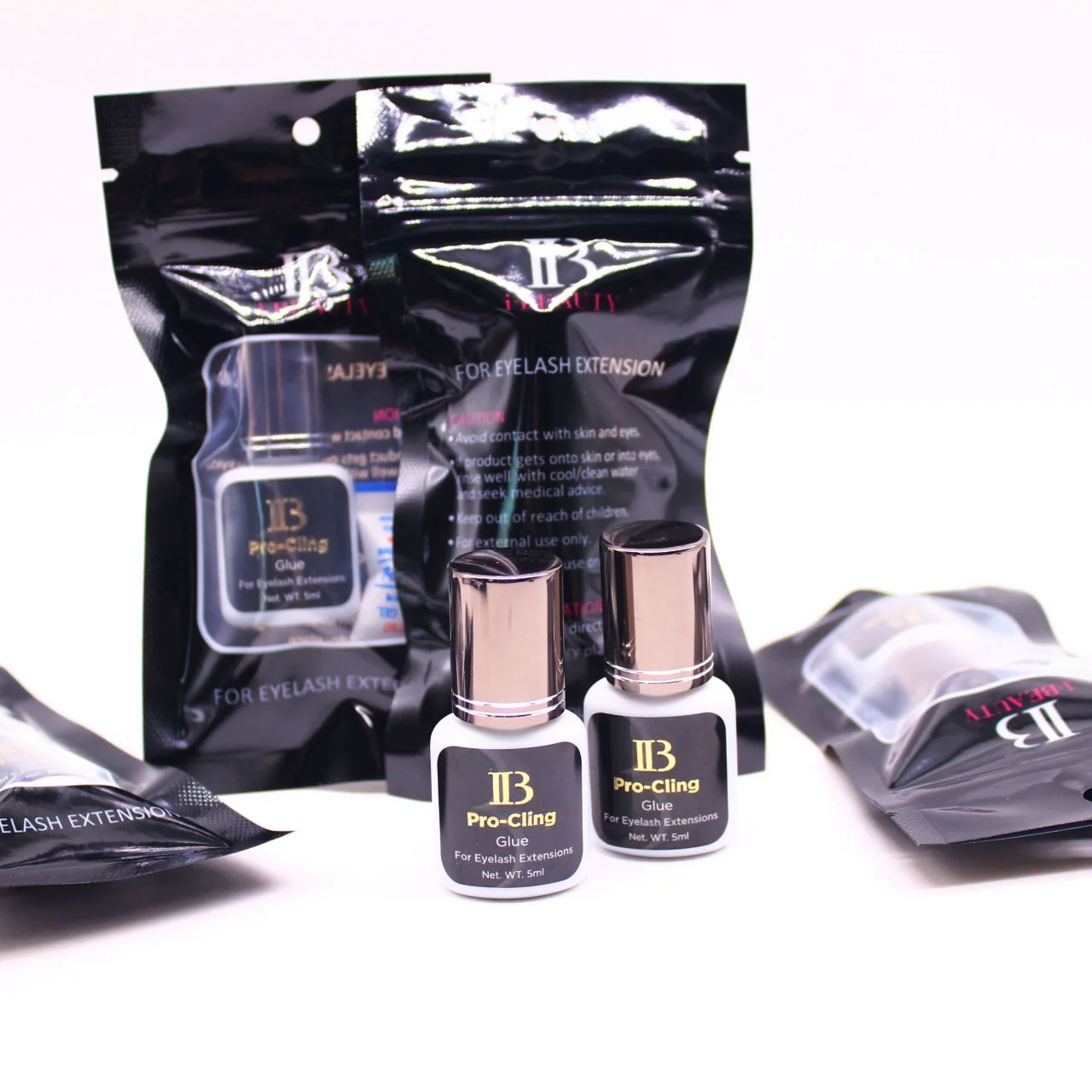 custom private label 0.5 sec individual lash extension glue adhesive eyelashes glue waterproof eyelash glue