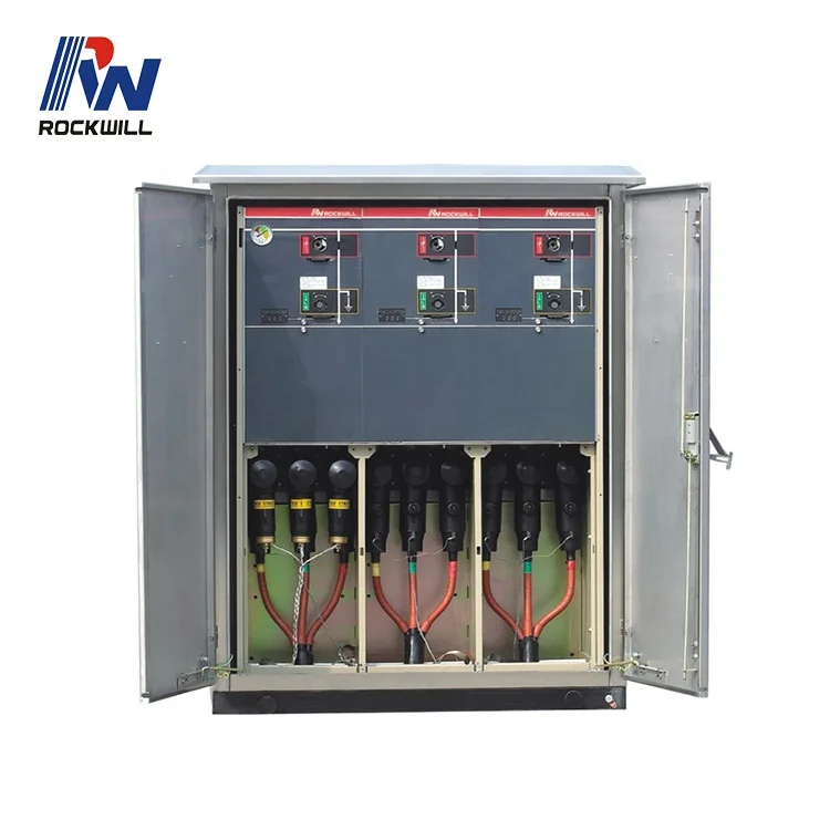 Indoor SF6 Gas Insulated 2000A Switchgear Cabinet 24kV 36kV Ring Main Unit
