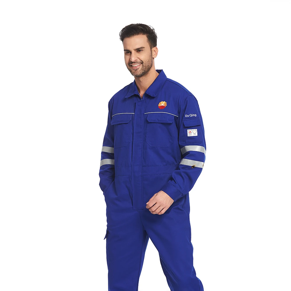 2022 Mechanic Wear Jump Suit Fr Safety Clothing Men Overall Uniforms Industrial Work Coverall