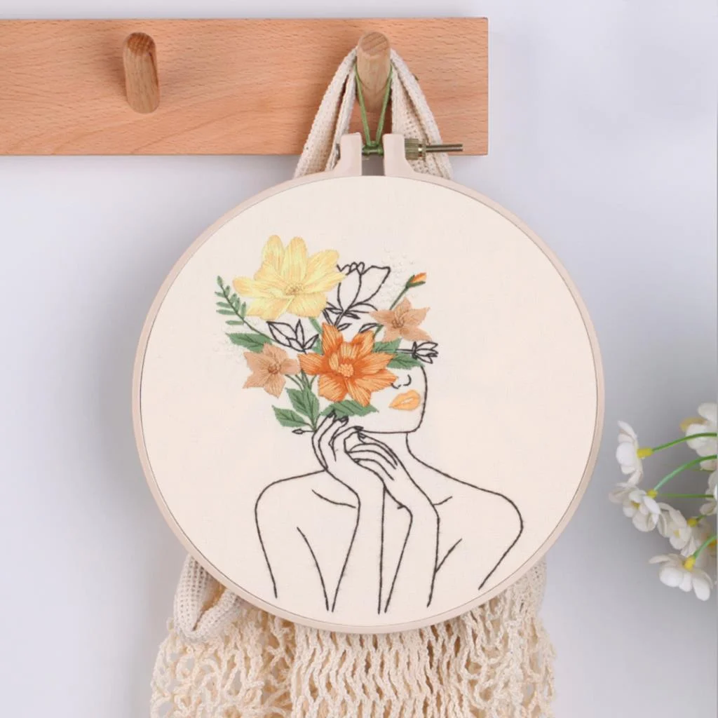 Diy embroidery hoop hot sale custom diy embroidery hoops bamboo embroidery hoop kids crafts