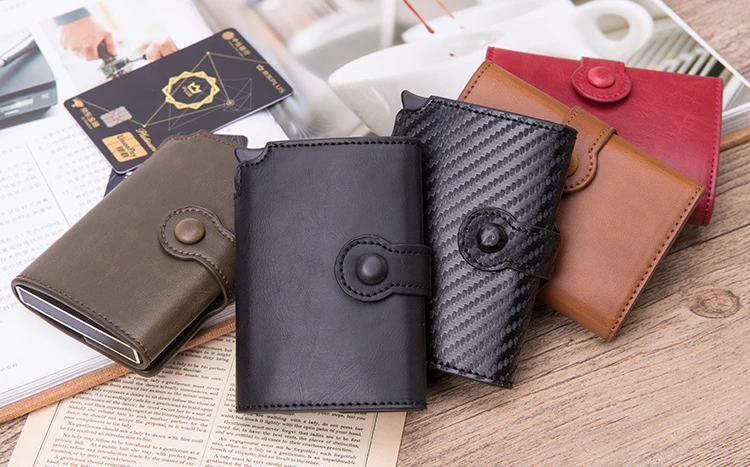2020 atm card holder credit card holder rfid blocking wallet card holder for men