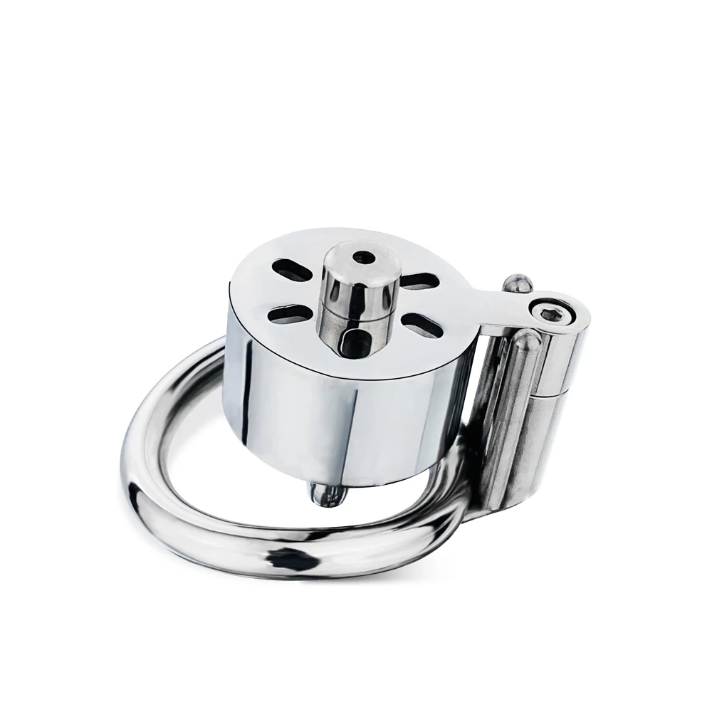 FRRK-167A Hot Sale  Male Chastity Device Steel Penis Lock Metal Cock Cage Penis Chastity Cage Slave Sex Toy for Men