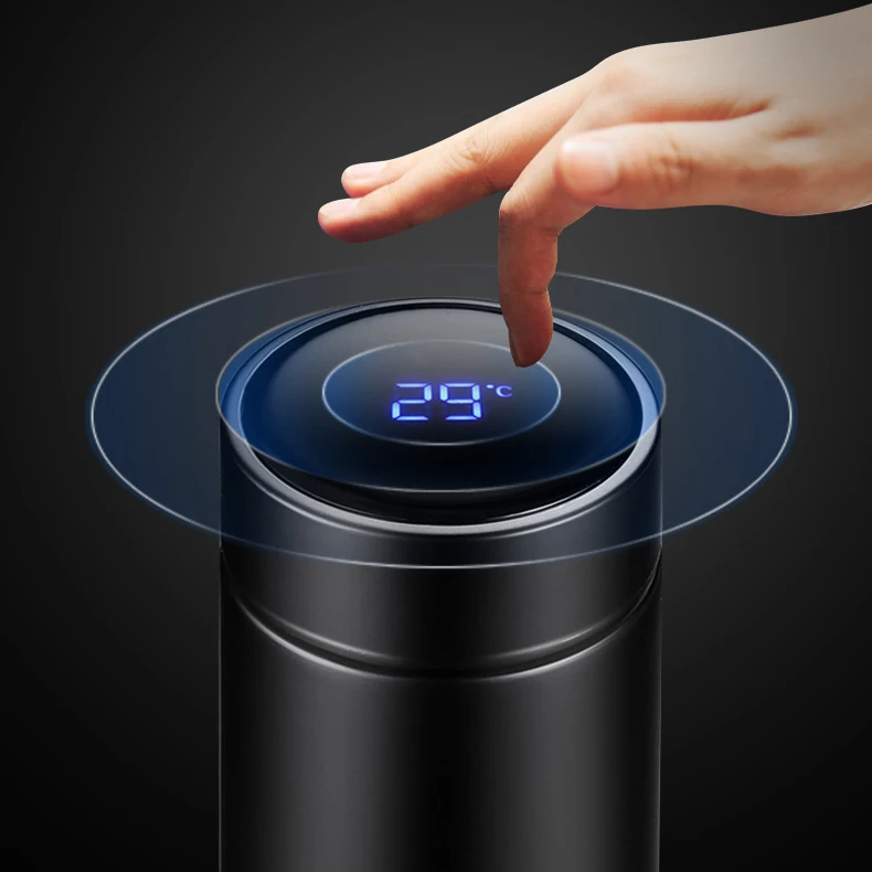 
Wedding Gifts Travel Stainless Steel Smart Water Bottle creative Vacuum Smart Tea Mugs Display Temperature control coffee Mug 