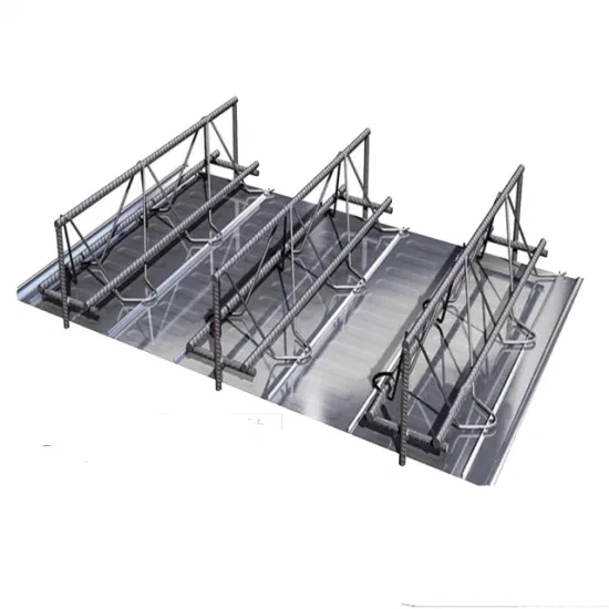 Galvanized Durable metal materials for building steel bar truss deck for reinforcing roof  steel re-bar lattice truss floor deck