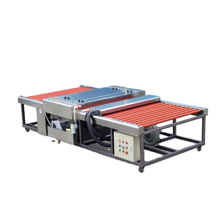 Glass Mini Drying Machine Washing Horizontal Glass Washing Machine roller brush clean glass machine