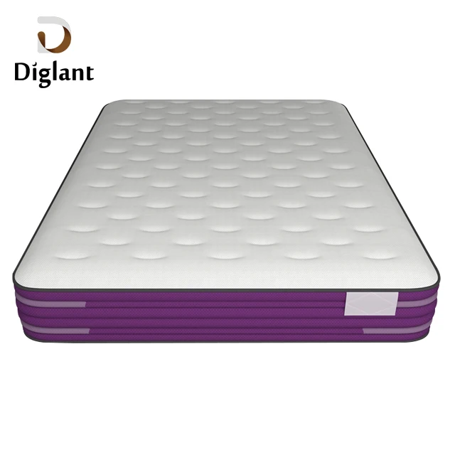 D66 Diglant spain sleep well king size box coil super cheap spring memory foam sponge 180x200 mattress wholesale