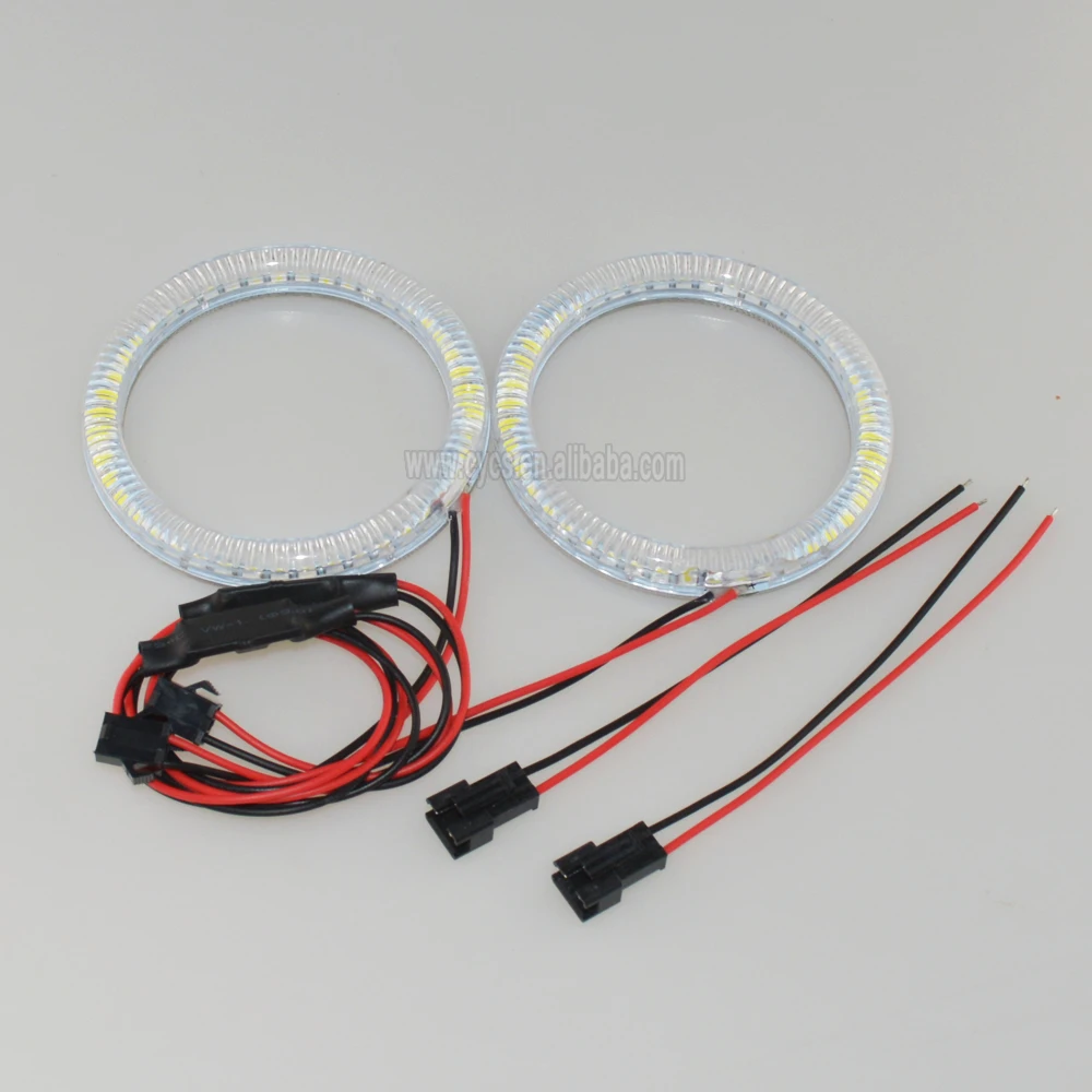 Factory supply CE 45led 45smd led ring DC 12V 3528 SMD 80mm Car led halo angle eyes rings