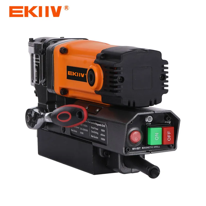 EKIIV 110v/220v 50Hz/60hz 50MM Core drilling multi-functional MW-50G power drill Compact Horizontal Magnetic Drilling Machine