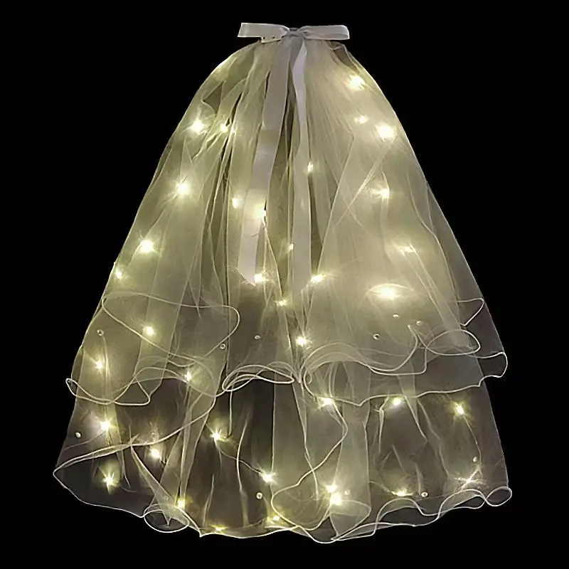 
Events and Party Suppliers Party Decoration Bridal Bride To Be LED light up Veil 