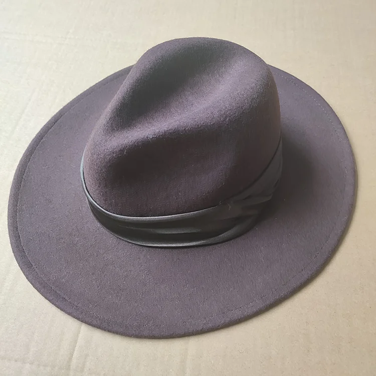 Woolen Ombre Fedora Hats Women Wholesale 2022