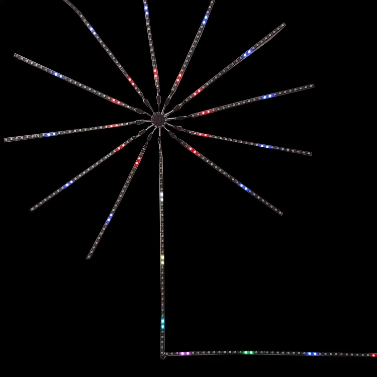Fireworks lights wave drum led lamps Smart lights 24 keys IR 5V WS2812 Flexible Ribbon Tape magic dream multicolor App