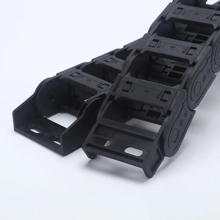 
T25 series 25*38 mm bridge flexible Electric Energy wire carrier protection nylon PA66 plastic towline cable Drag chain 