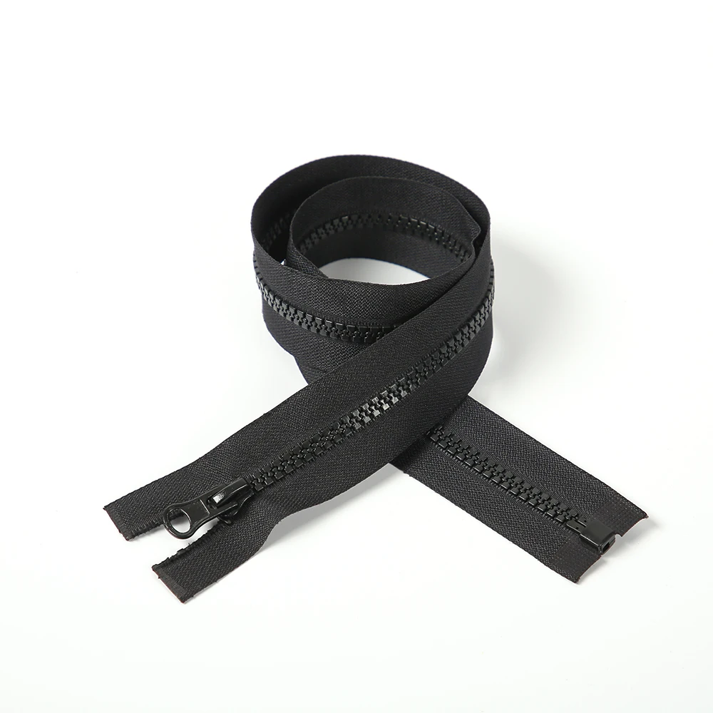 customized high quality 5# black resin zipper fashion design waterproof zip