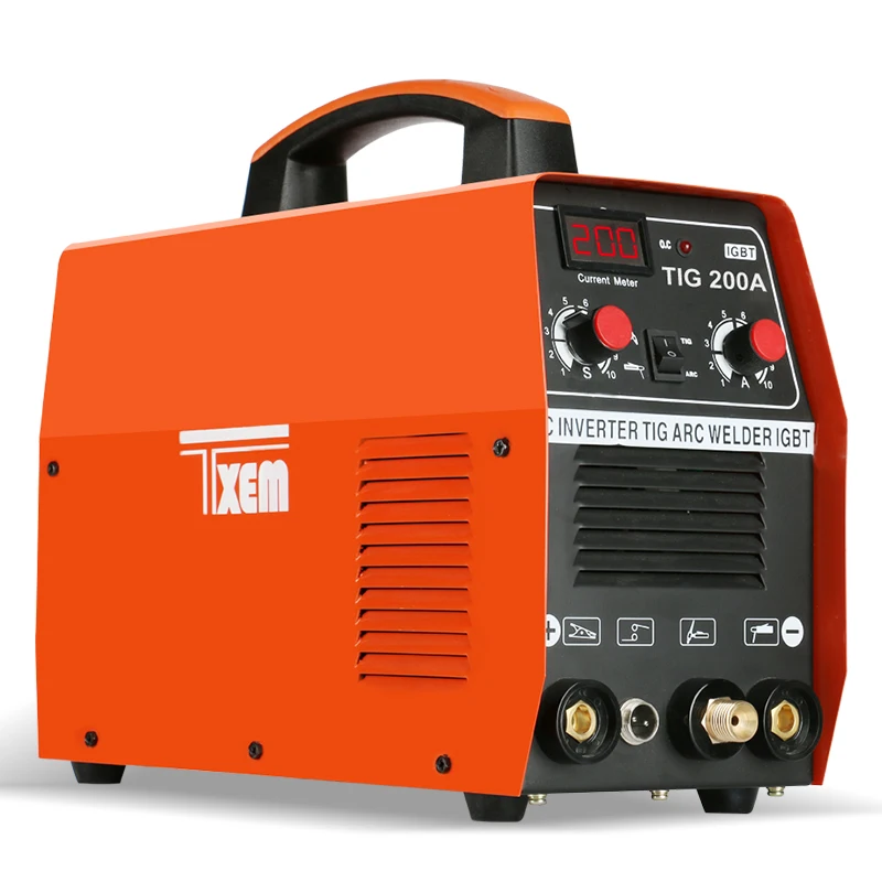 TIG/MMA 200amps welder IGBT tig welding machine soldodara argon gas inverter tig welder