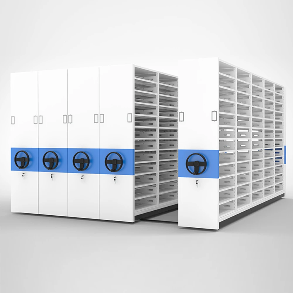 Customizable Mobile Manual Automatic Compacts Compact Shelving Filing Storage Cabinet Metal Guangzhou Customized Shop Shelves