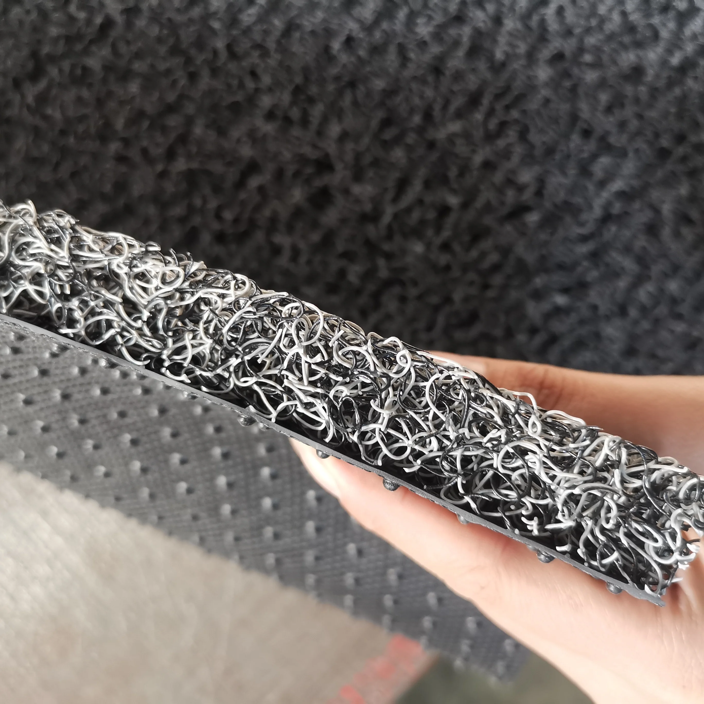 freely cut PVC cushion car mat roll