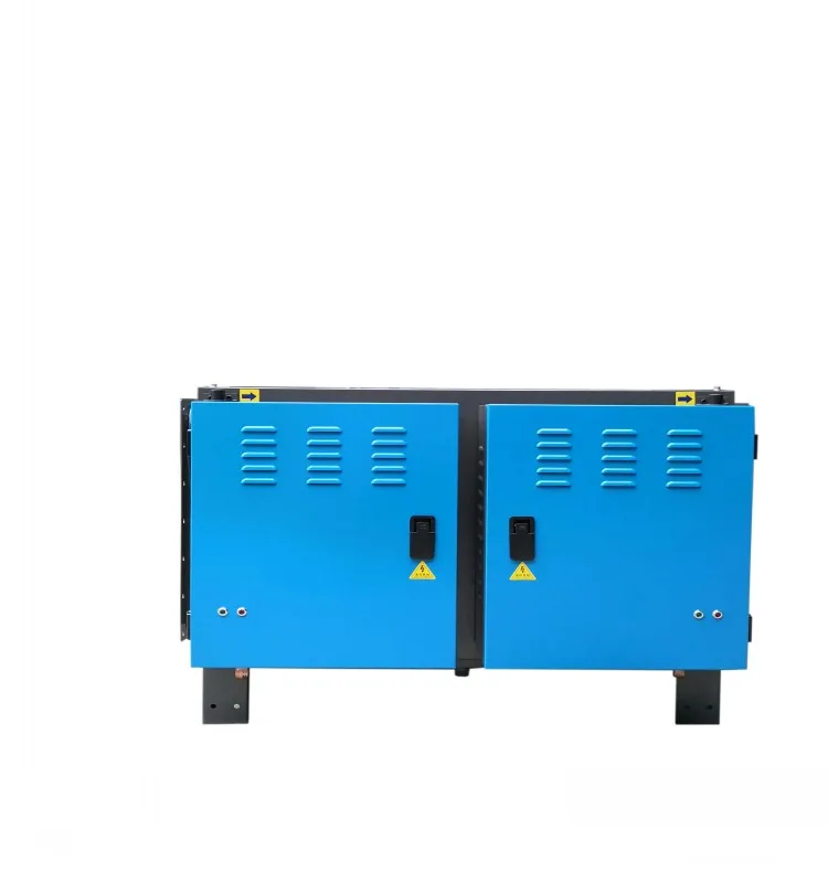 Industrial chimney smoke air cleaner coffee roaster afterburner electrostatic filter