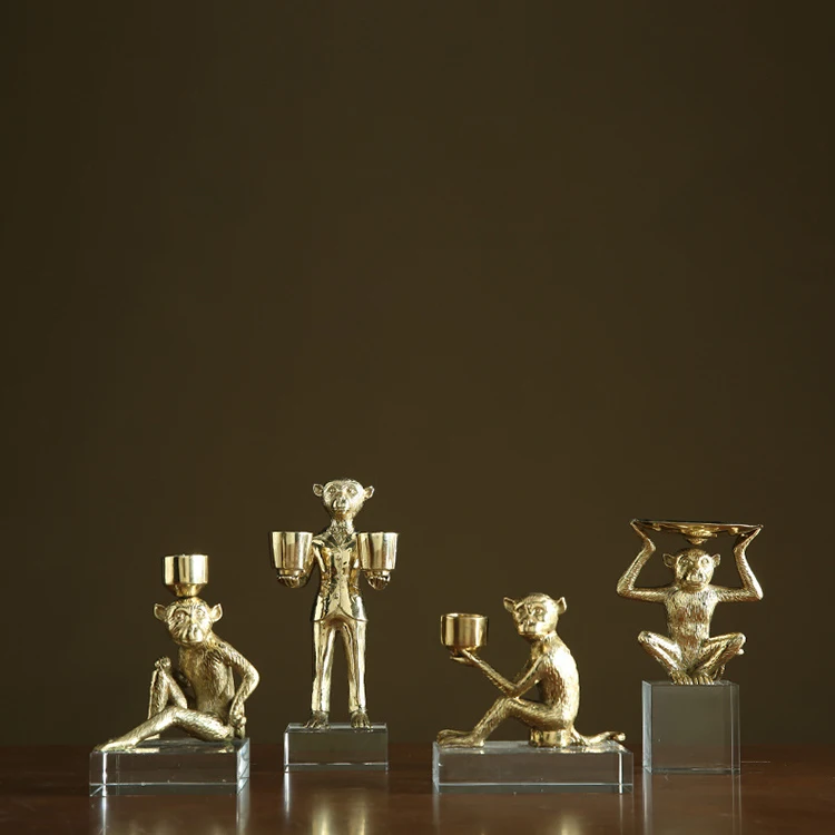 
Hotel western restaurant metal candlestick candlelight dinner romantic table decoration home decoration candlestick 