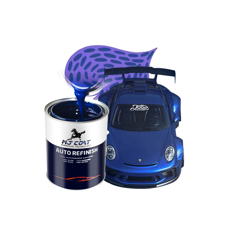 High quality 1K solid color auto 2022 Hot selling Car Refinish Paint Automotive Paint 1K Base coat Silver Gray Metallic